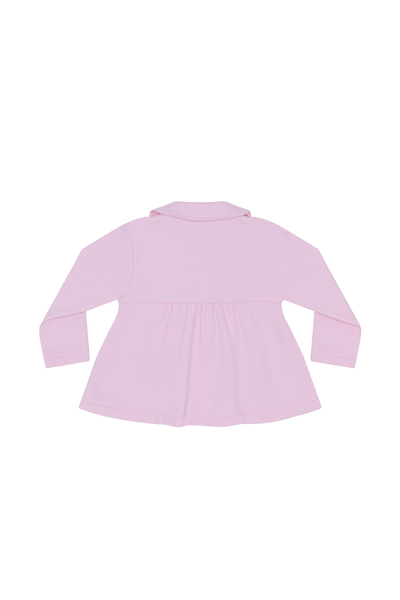 Elise Pima Bow Coat - Pink