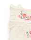 Organic Muslin Embroidered Romper