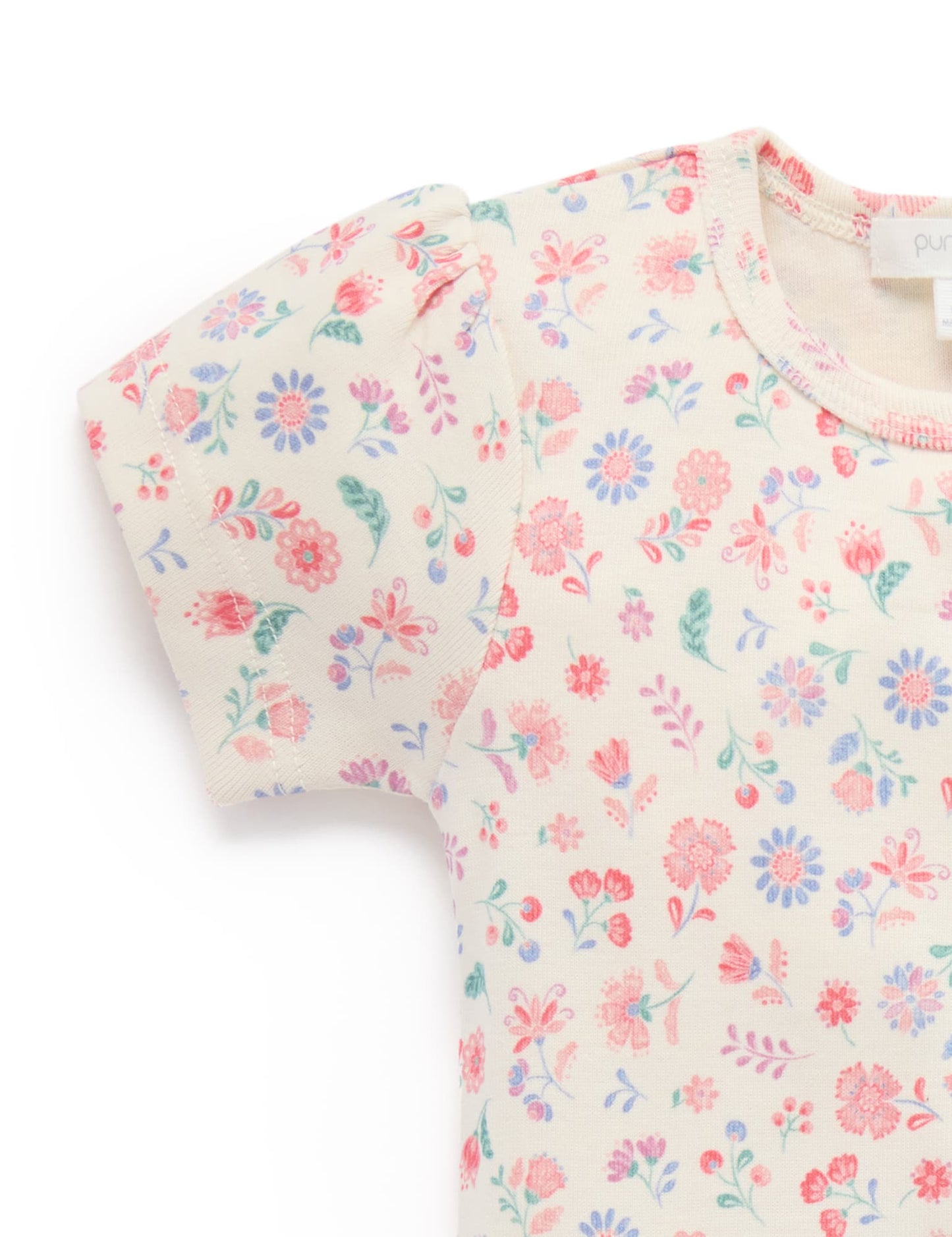 Organic Muslin Embroidered Shirt & Overall Set