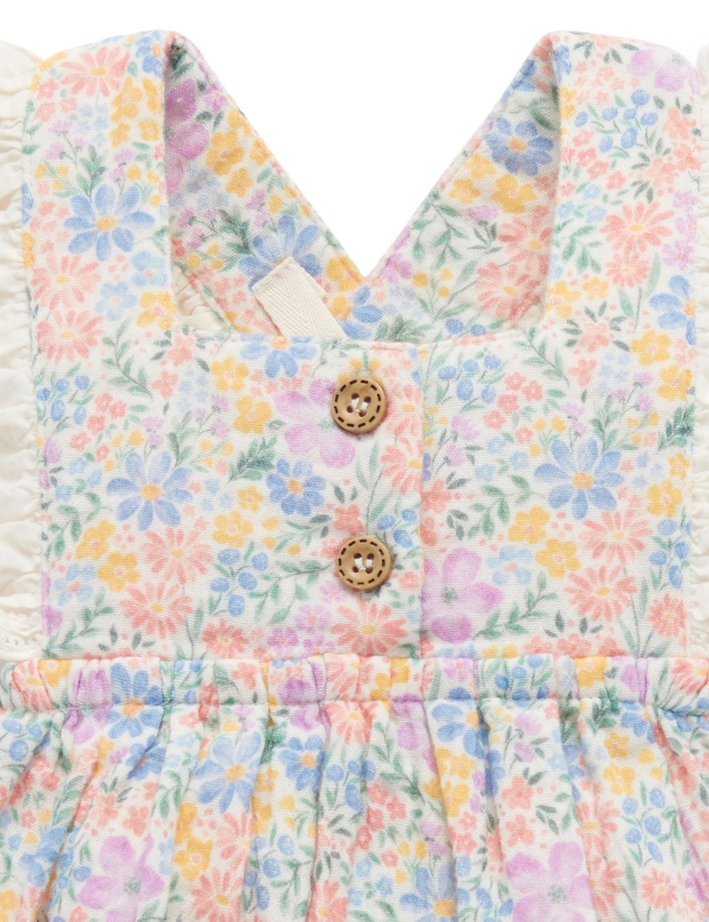 Organic Isabella Floral Romper