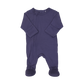 Modal Zip Footie- Amethyst