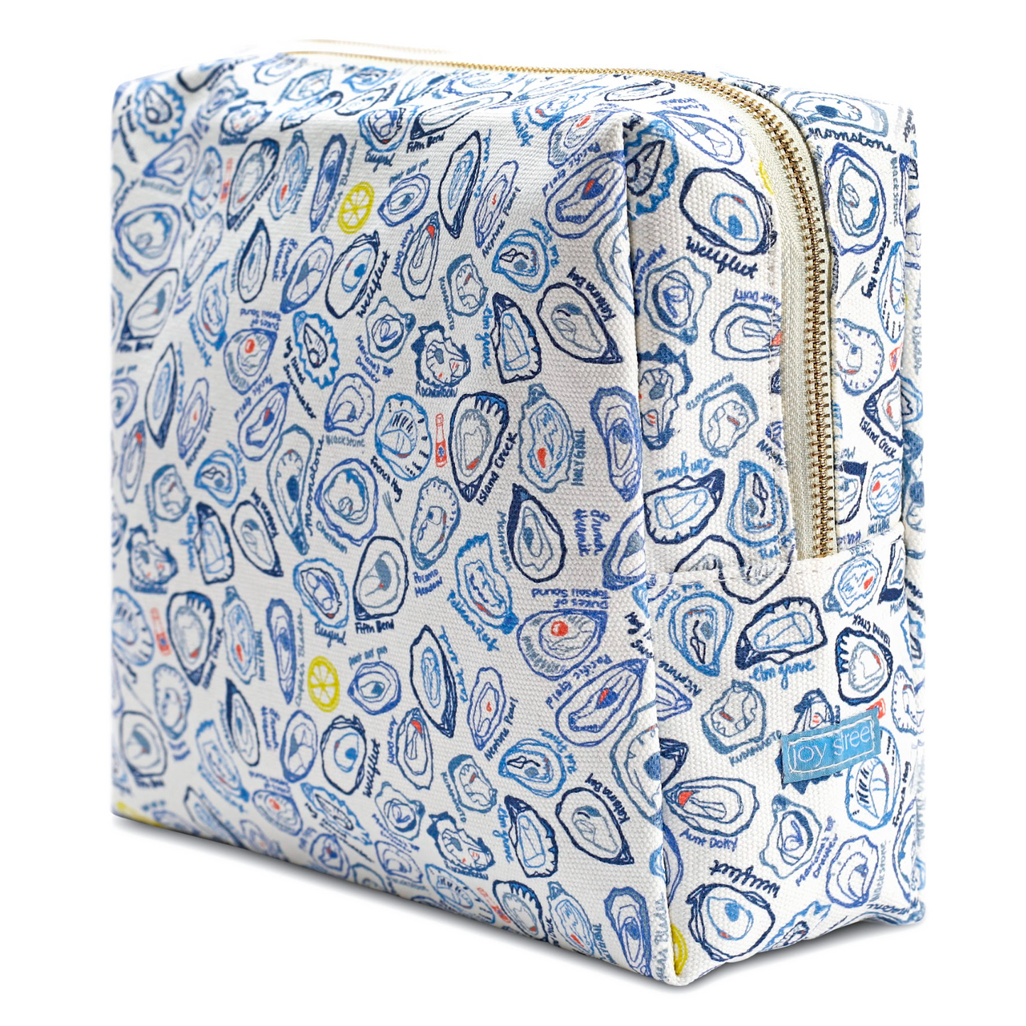 Oysters Large Travel Pouch