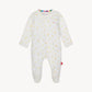 Evangeline Organic Ruffle Magnetic Footie