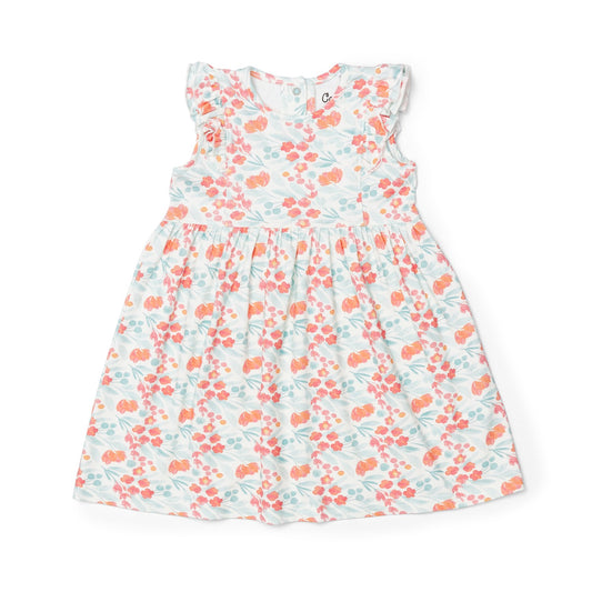 Floral on Cream Modal Dress