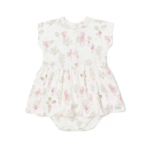 Seahorse on Cream Modal Bodydress