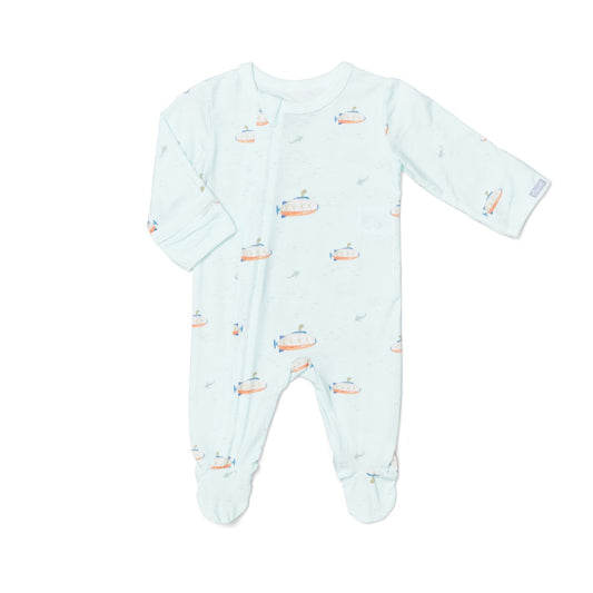 Submarine Modal Zip Footie