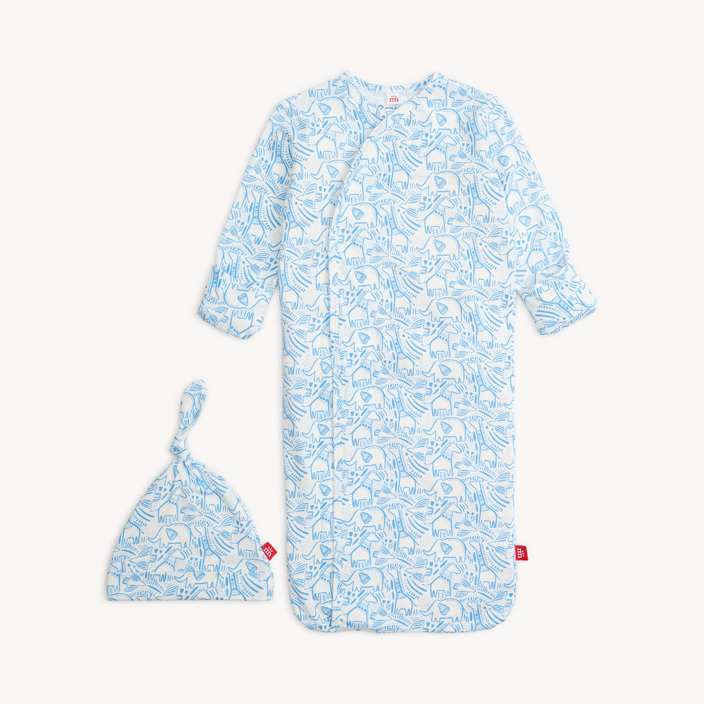 Blue Herds of a Feather Magnetic Gown + Hat Set