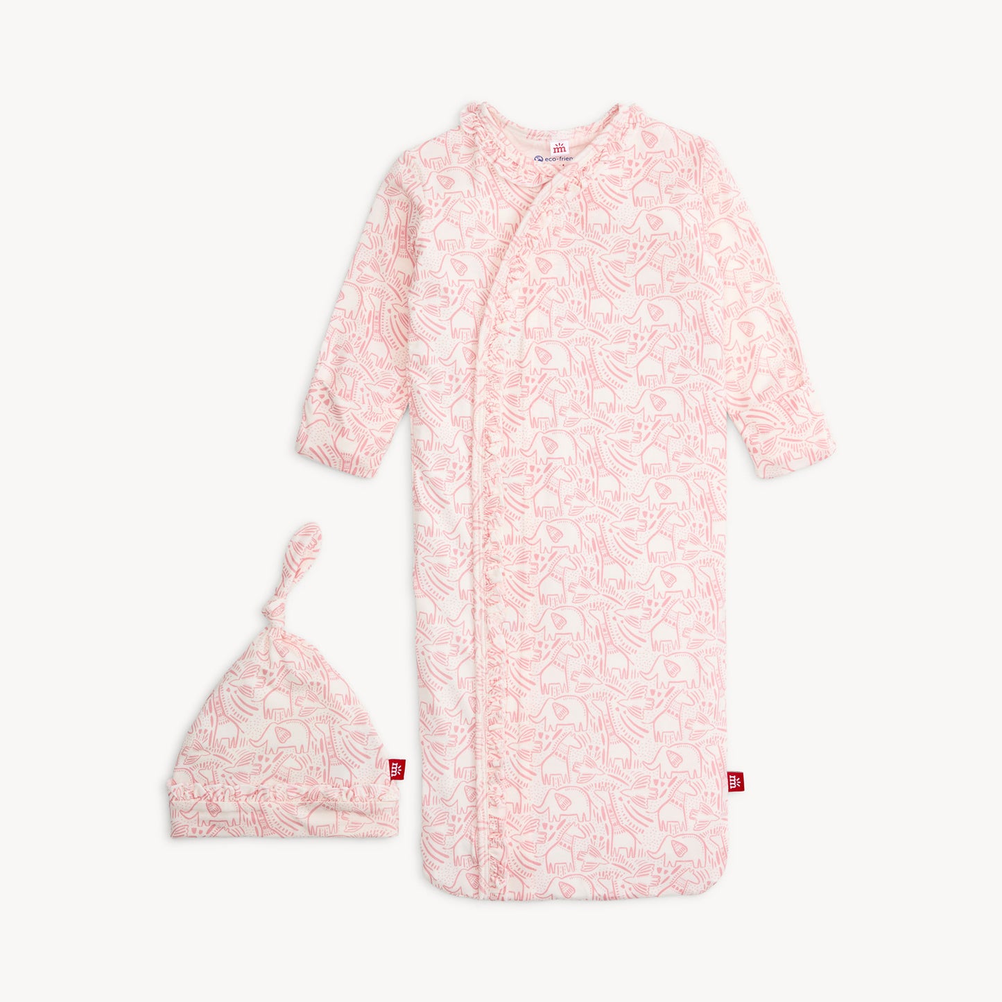 Pink Herds of a Feather Magnetic Gown + Hat Set