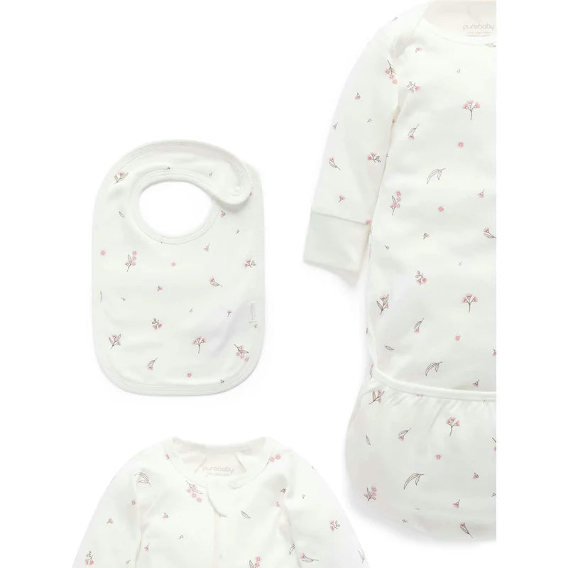 Essentials Organic Newborn Hospital Gift Set - Vanilla Blossom