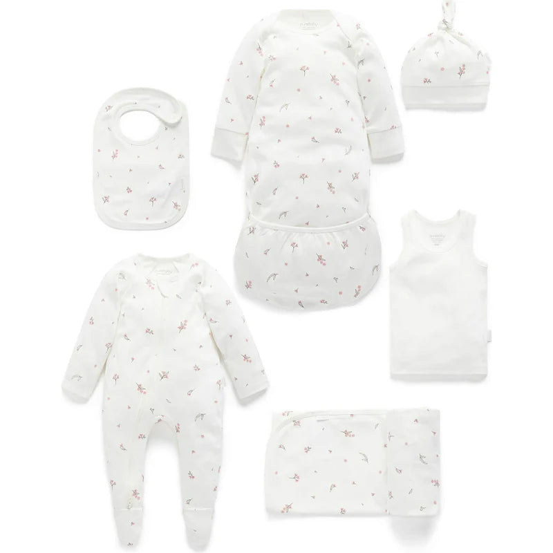 Essentials Organic Newborn Hospital Gift Set - Vanilla Blossom