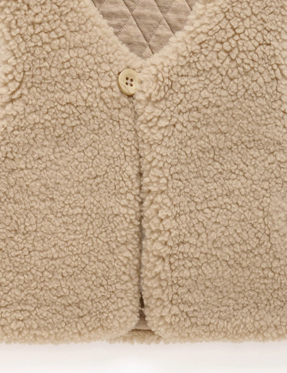 Organic Shearling Reversible Vest