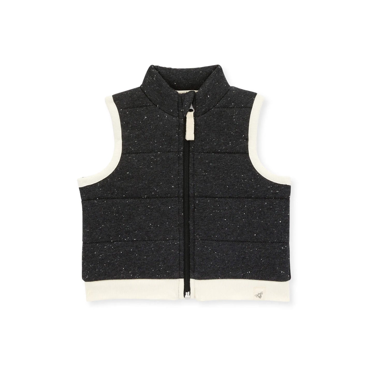 Quilted Speckled Heather Vest