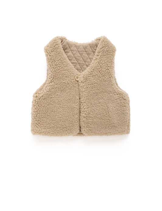 Organic Shearling Reversible Vest