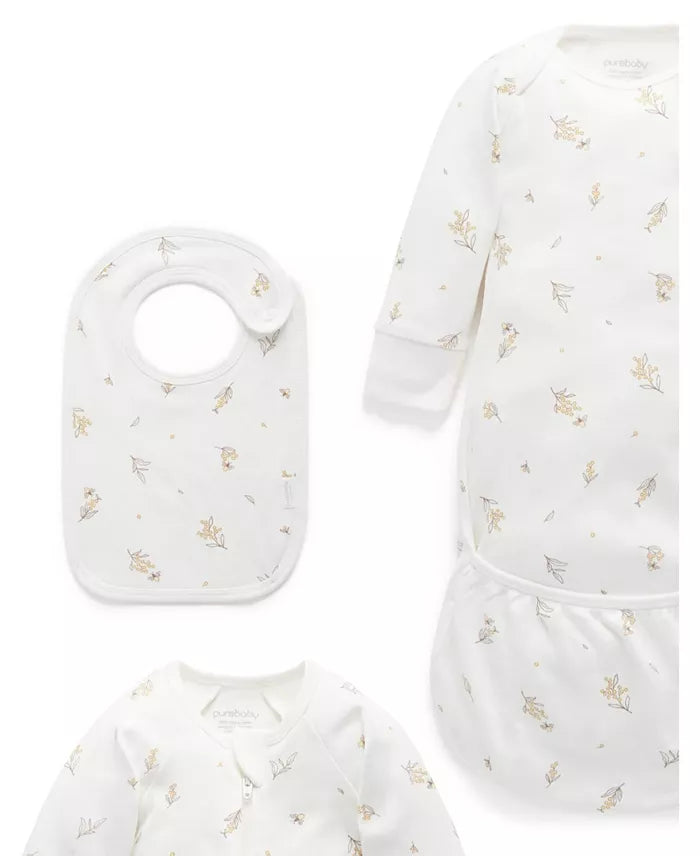 Essentials Organic Newborn Hospital Gift Set - Vanilla Wattle Bee