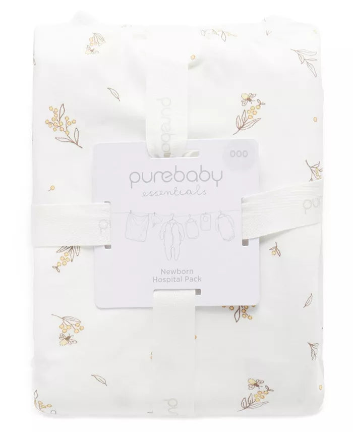 Essentials Organic Newborn Hospital Gift Set - Vanilla Wattle Bee