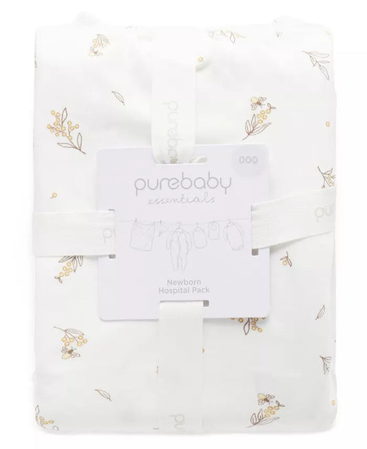 Essentials Organic Newborn Hospital Gift Set - Vanilla Wattle Bee