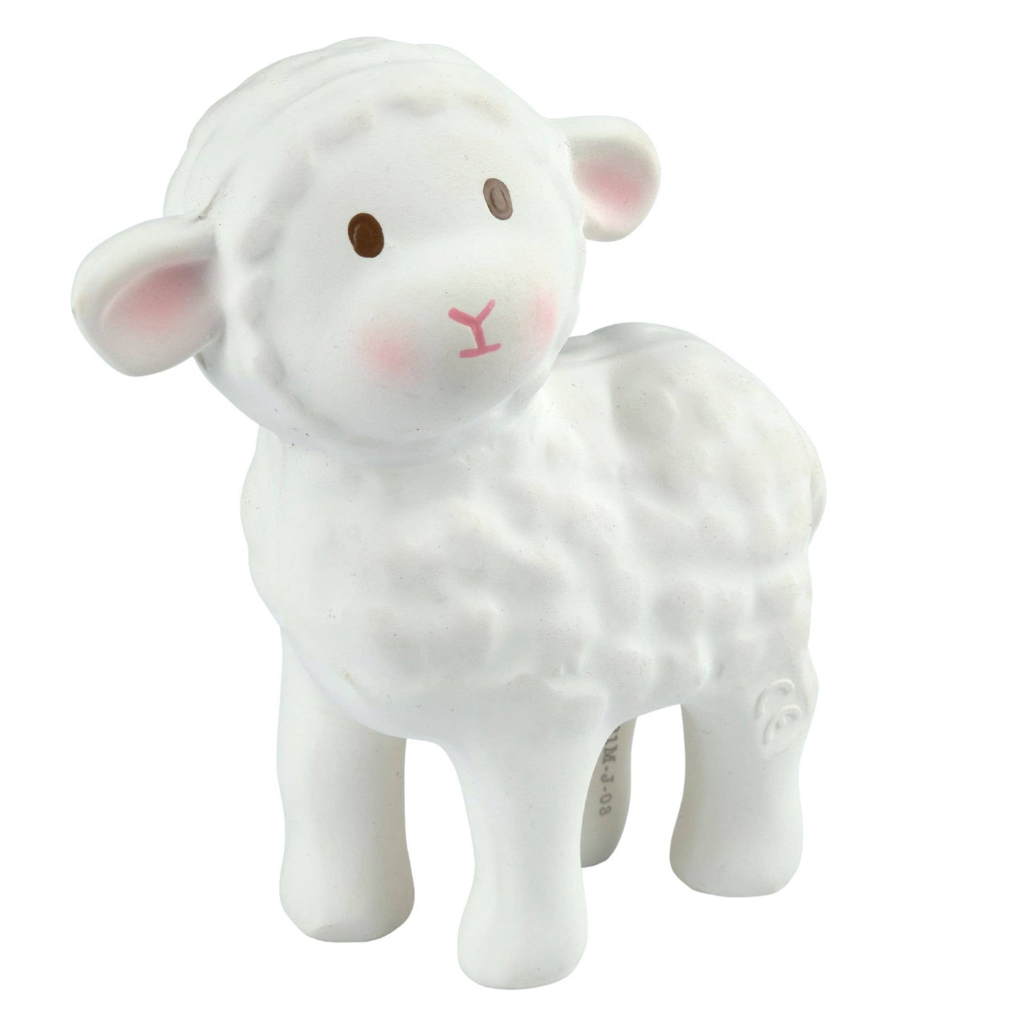 Bahbah the Lamb Organic Rubber Teether and Rattle