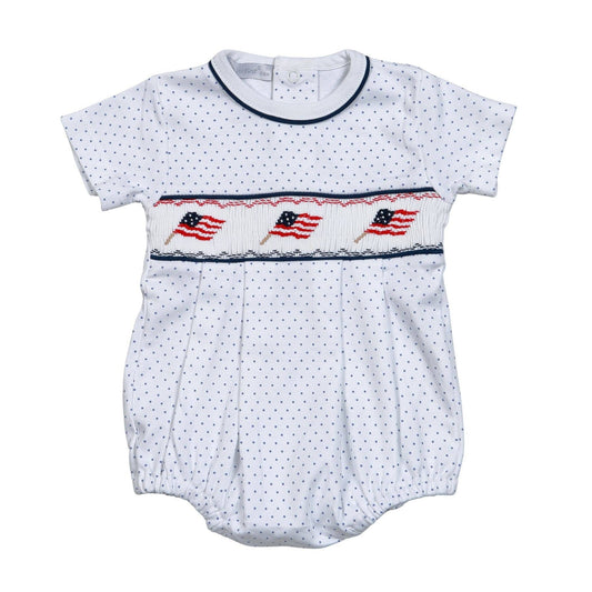 Hand Smocked Flag Bubble