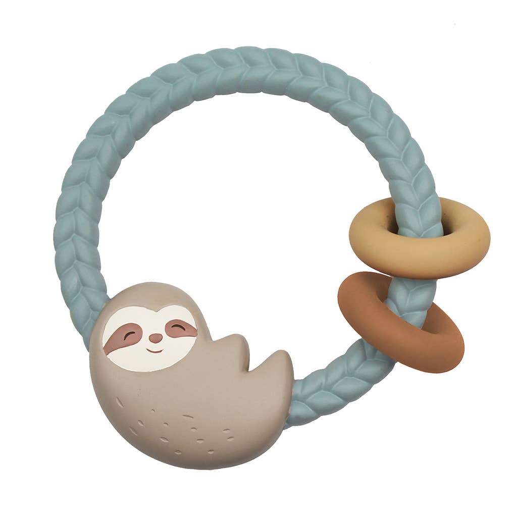 Ritzy Rattle™ Sloth Silicone Teether Rattle
