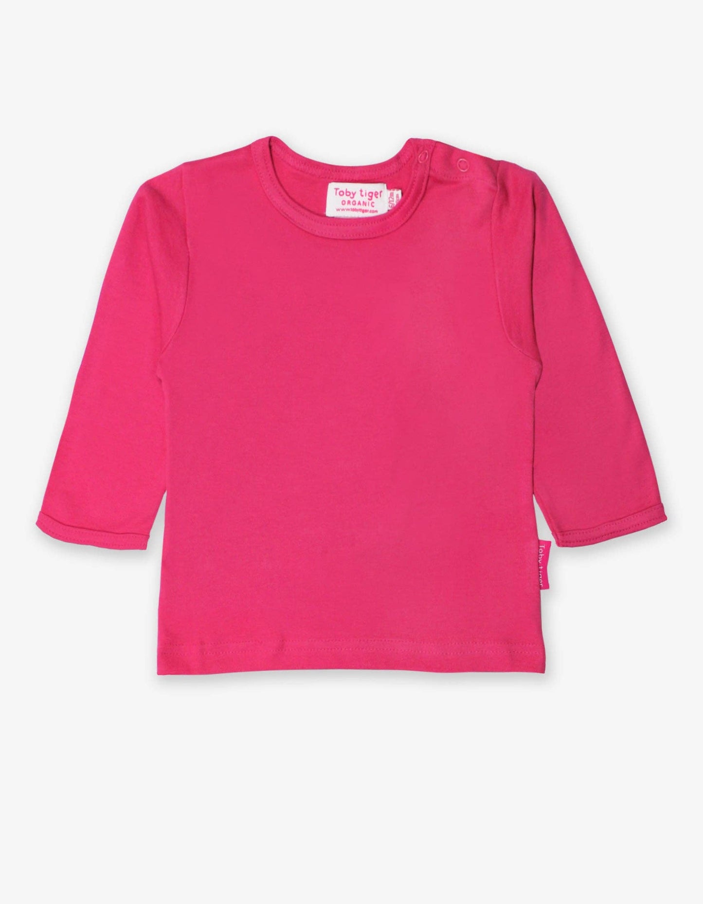 Organic Pink Basic Long Sleeve Shirt