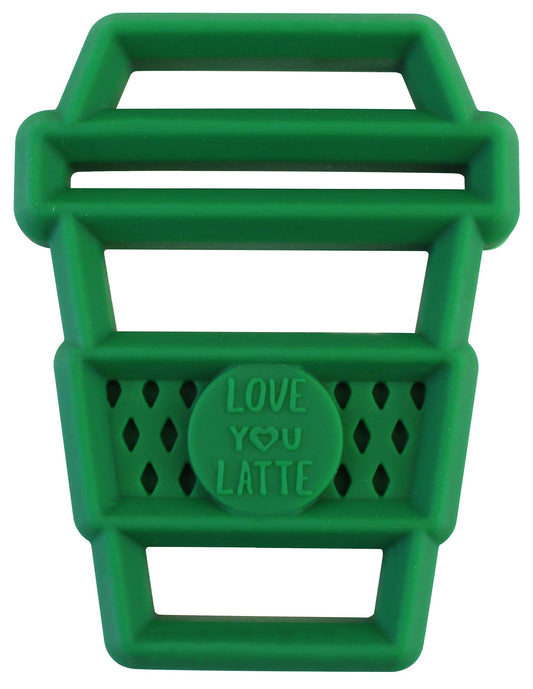 Chew Crew Latte Silicone Teether