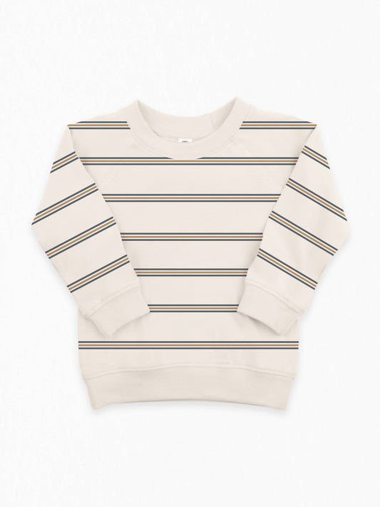 Portland Banded Long Sleeve Shirt - Oak Stripe