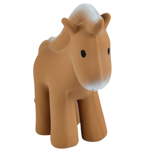 Natural Rubber Horse Teether Rattle
