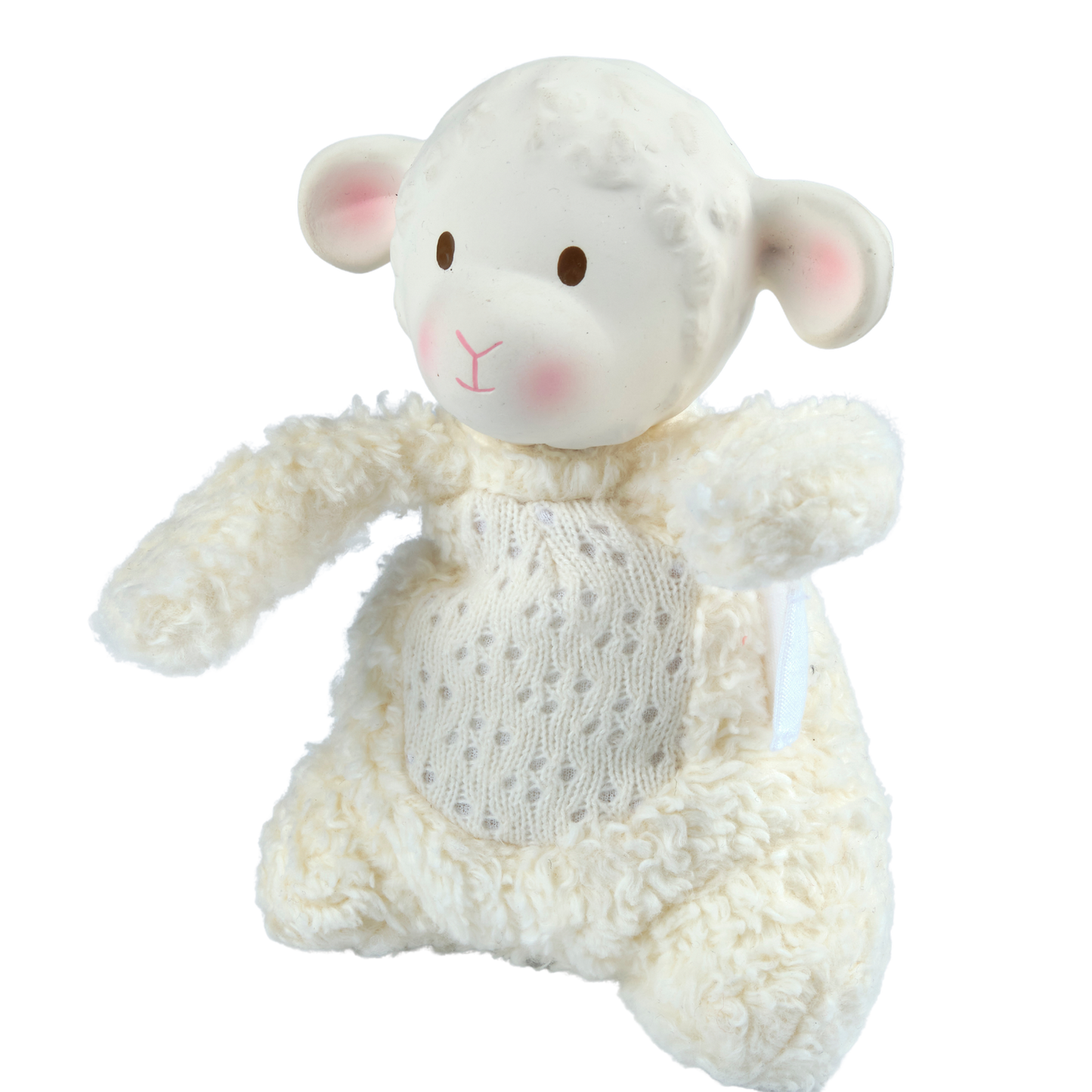 Bahbah the Lamb Baby Lovey with Rattle