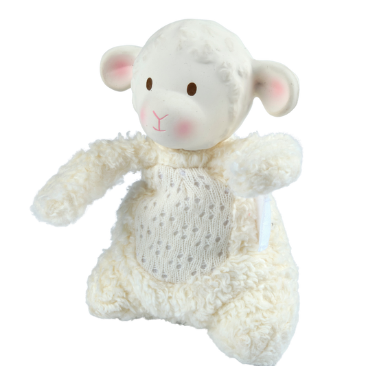 Bahbah the Lamb Baby Teether with Rattle
