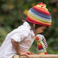 Knitted Rainbow Stripey Hat