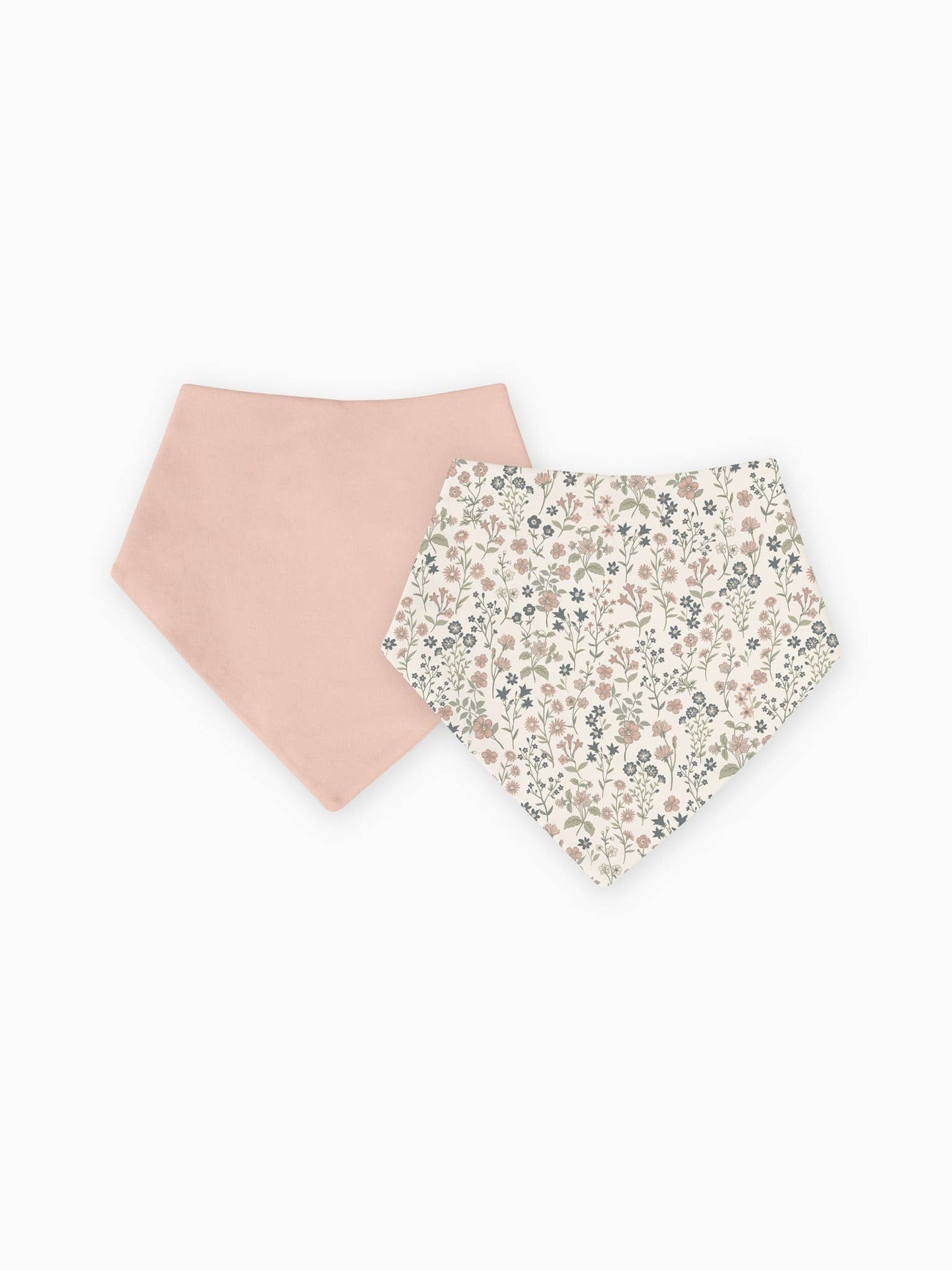 2 Pack Bibs - Meadow Floral and Blush