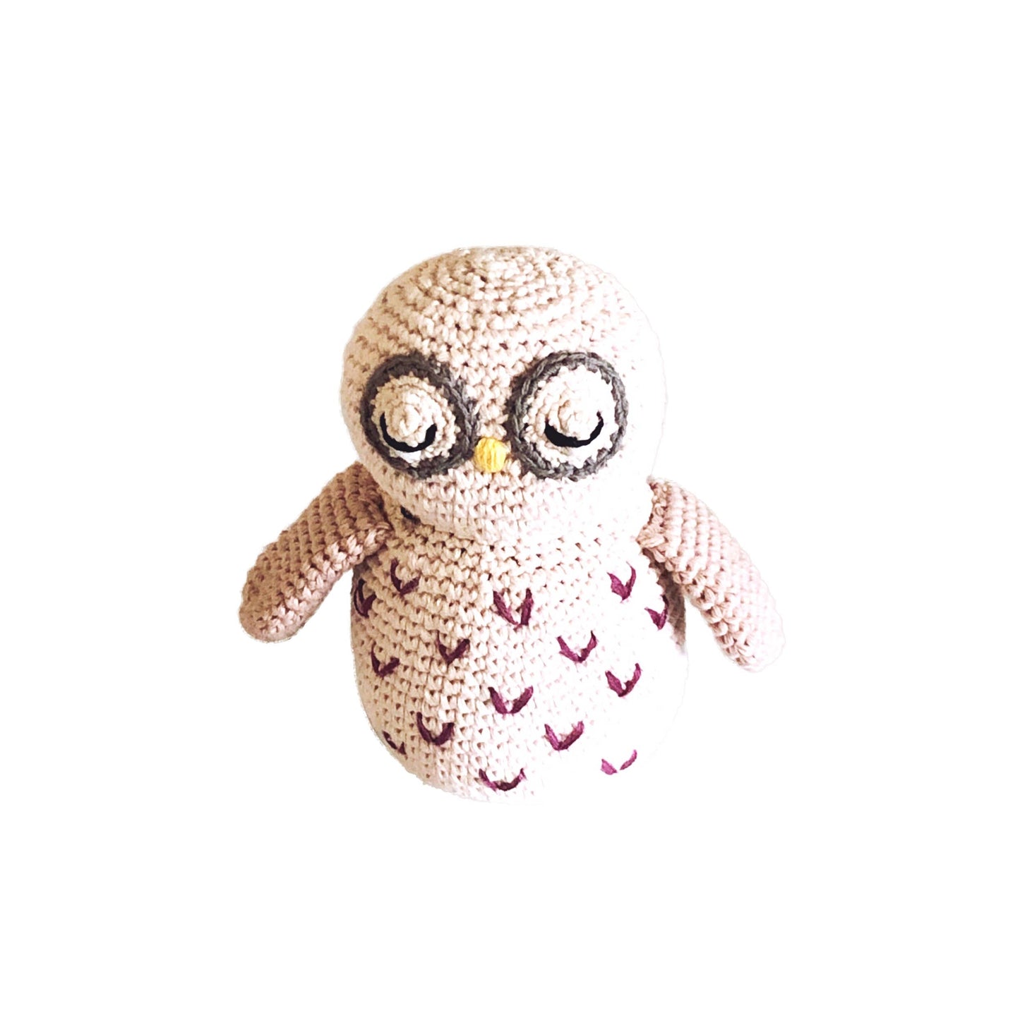Owl Knitted Rattle