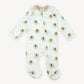 Organic Elephant Zip Footie