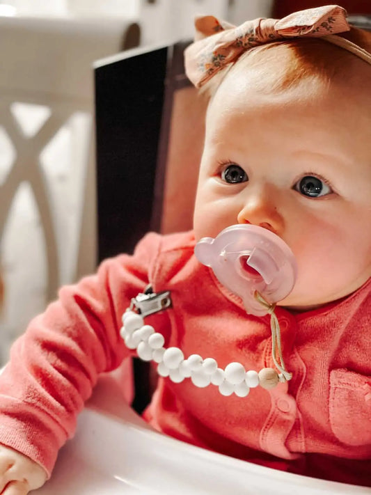 Pacifier Clip (Pure White)