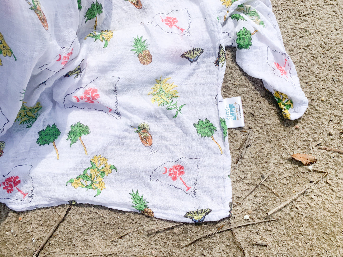 South Carolina Girl Swaddle Blanket