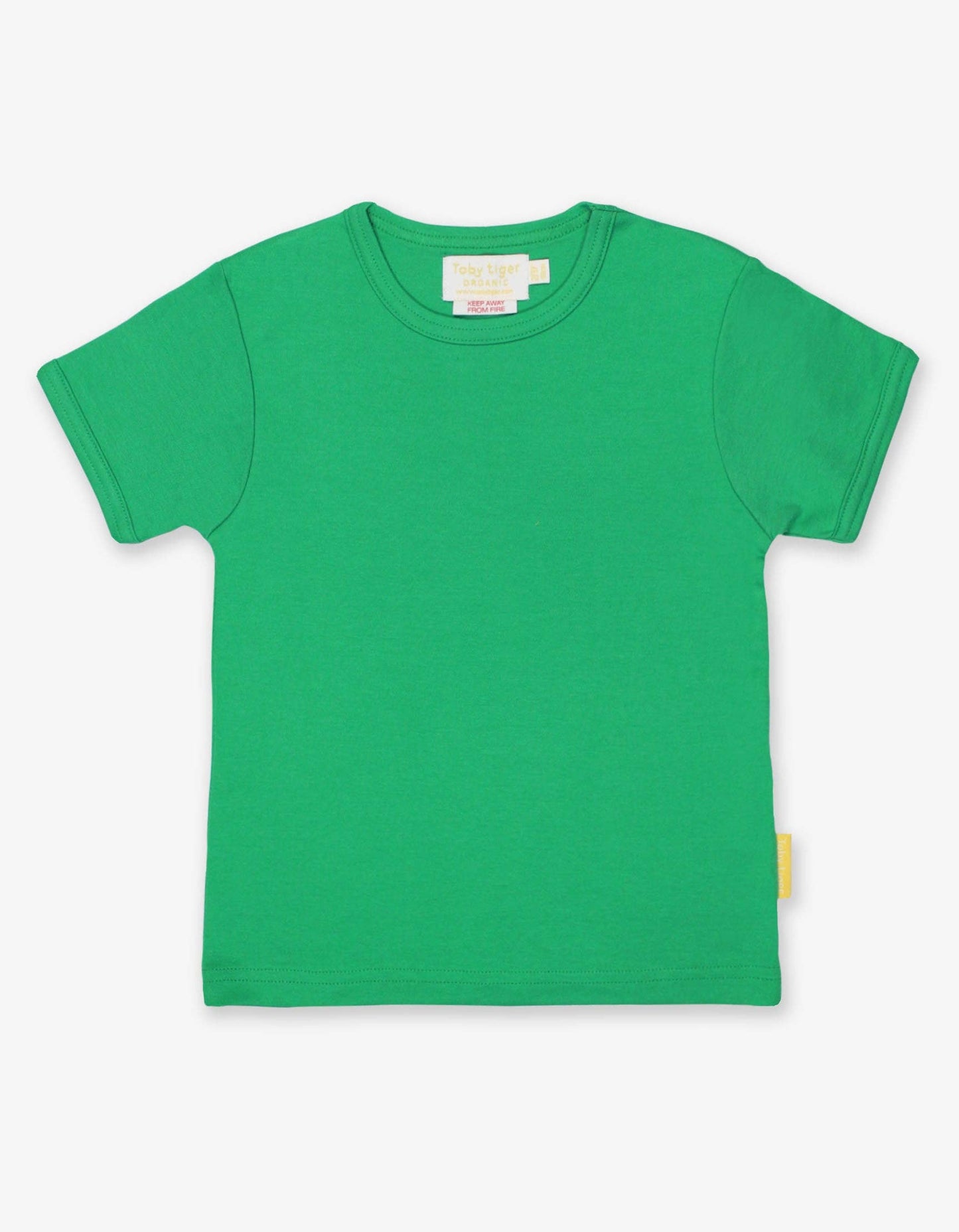 Organic Green Basic Short Sleeve Shirt