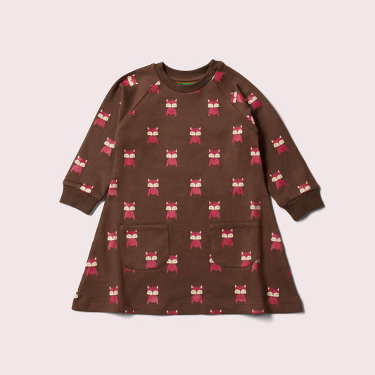Organic Fox Snuggle Dress
