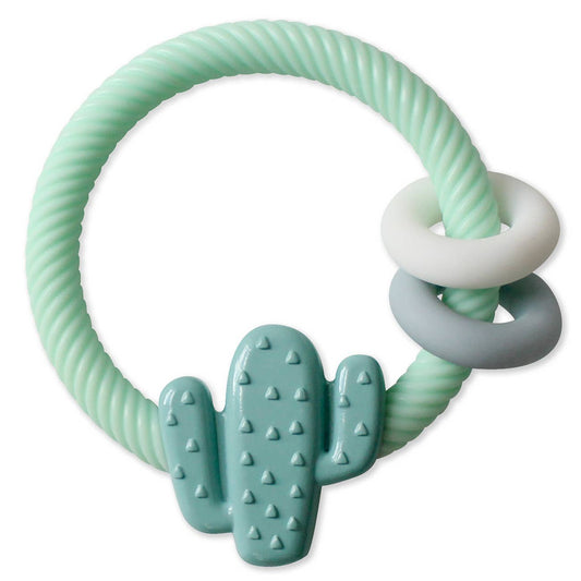 Ritzy Rattle™ Cactus Silicone Teether Rattle