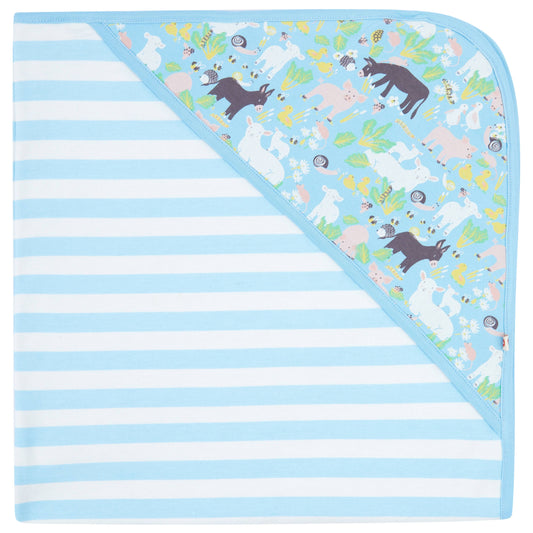 Hooded Baby Blanket - Country Friends