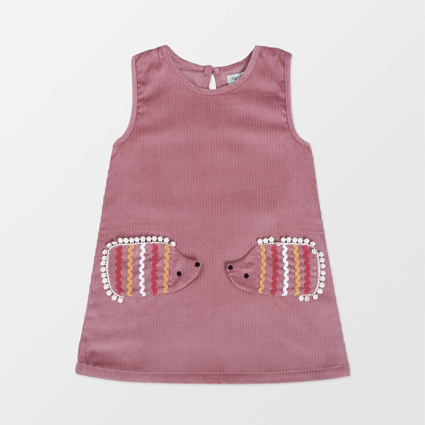 Hedgehog Pocket Needlecord Dress