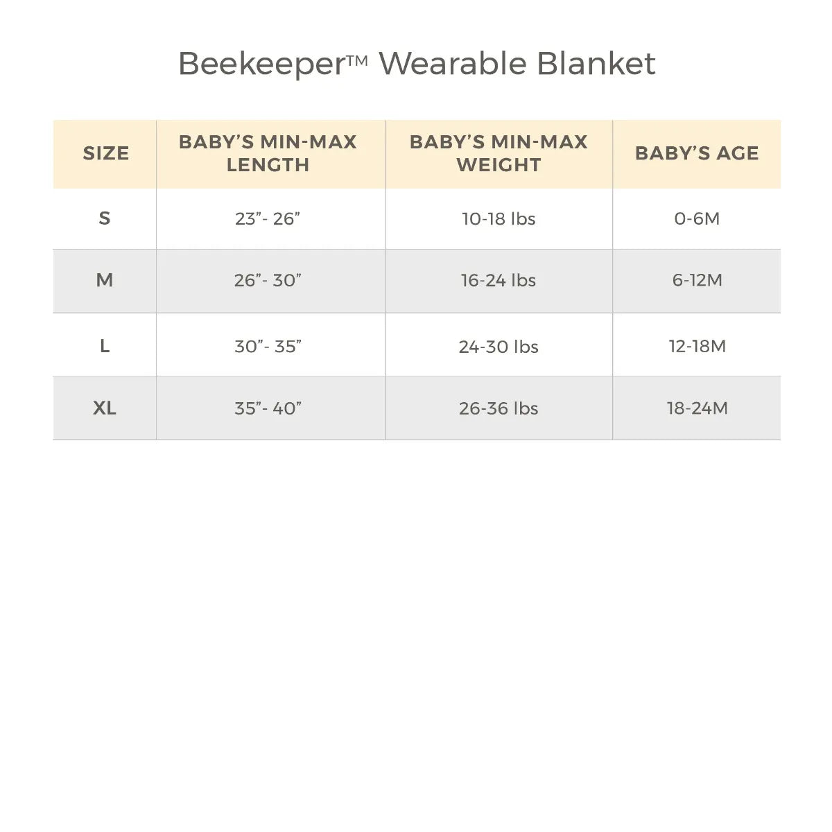 A-Bee-C Organic Beekeeper Sleep Sack