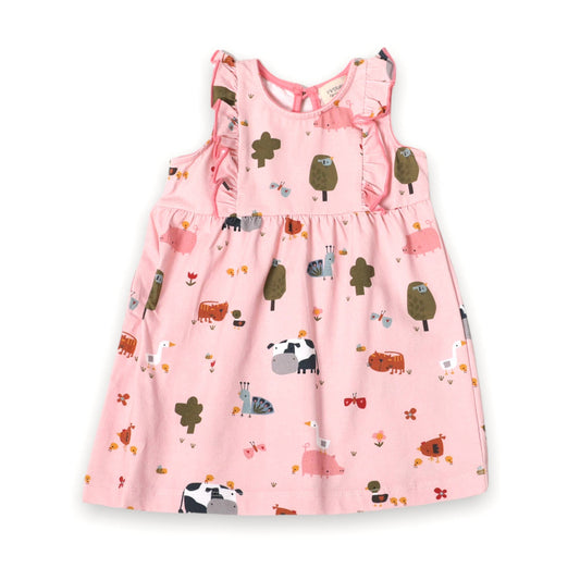 Farm Ruffle Dress with Bloomers