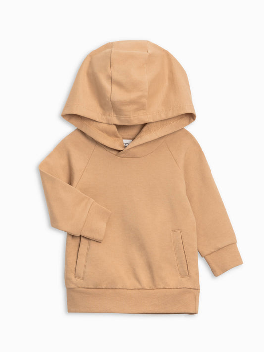 Ashland French Terry Hooded Pullover - Tan