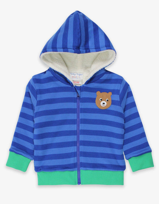 Organic Camping Bear Applique Jacket