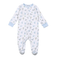 Blue Llama Pima Zipper Footie