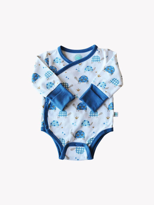 Grow With Me Kimono Onesie - Toby Tortoise