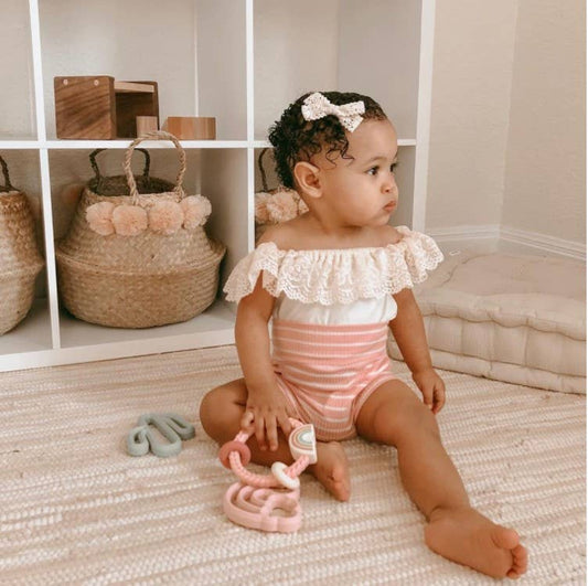 Pink Rainbow Teether Rattle