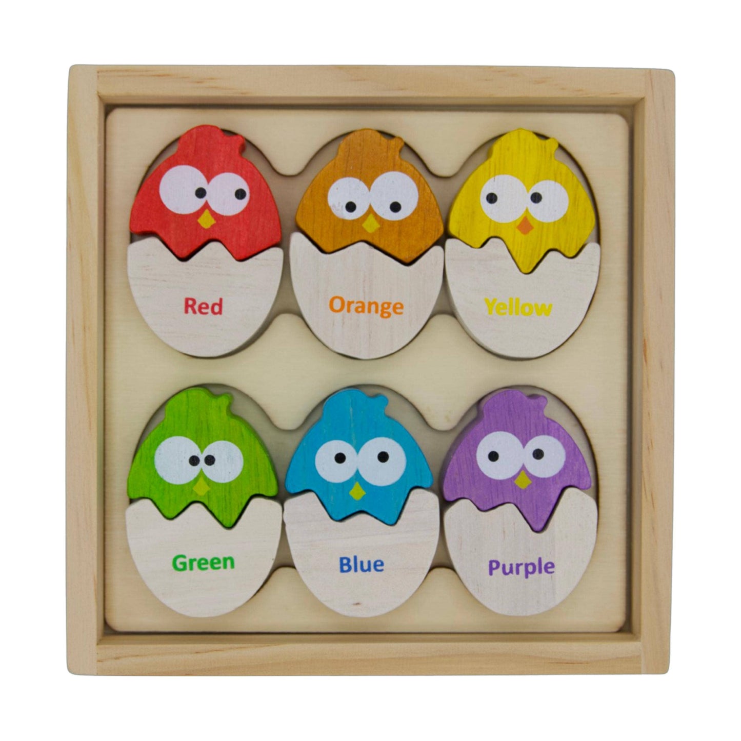 Color 'N Eggs Bilingual Matching Puzzle