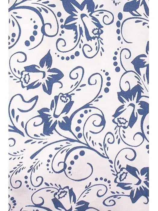 Indigo Daffodils Pima Ruched Bubble