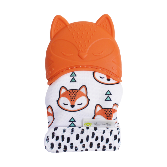 Itzy Fox Silicone Teething Mitt